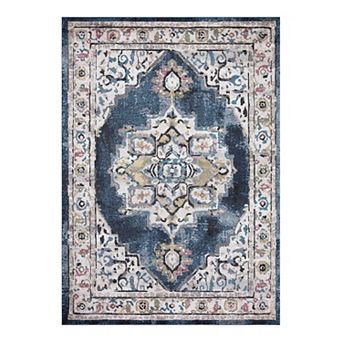Concord Global Vintage Barclay Medallion Area Rug
