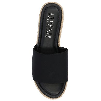 Journee Collection Rosey Women's Espadrille Slide Sandals 