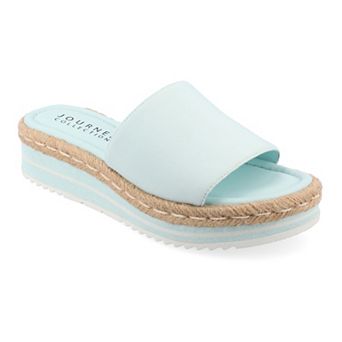 Journee Rosey Women's Espadrille Slide Sandals