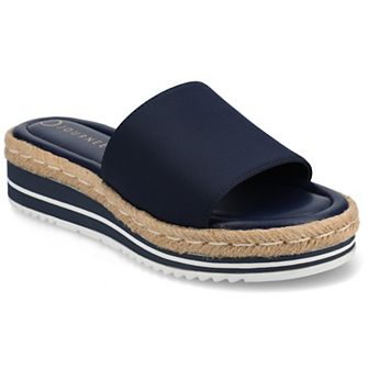 Journee Rosey Women's Espadrille Slide Sandals