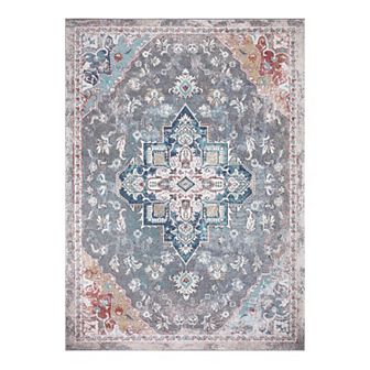 Concord Global Vintage Tabriz Medallion Area Rug
