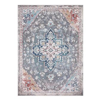 Concord Global Vintage Tabriz Medallion Area Rug