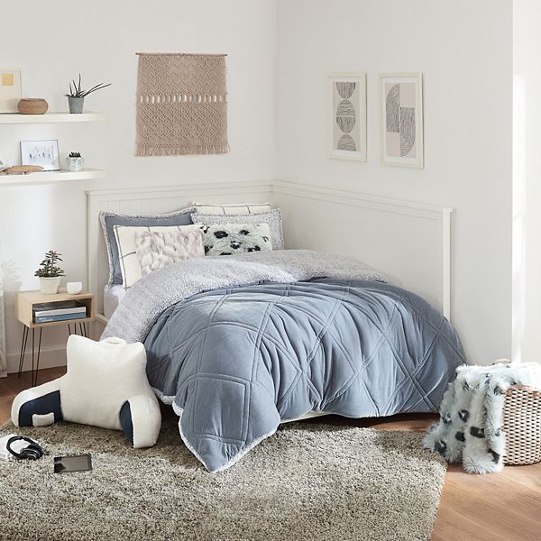 Koolaburra by UGG Delphi Velvet Comforter Set with Shams Twilight