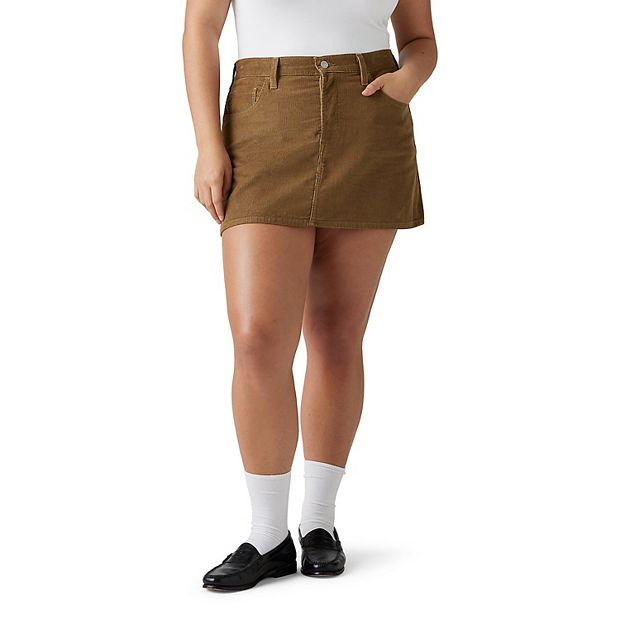 Women s Levi s A Line Button Front Mini Skirt