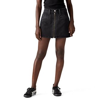 Women's Levi's® A-Line Button Front Mini Skirt