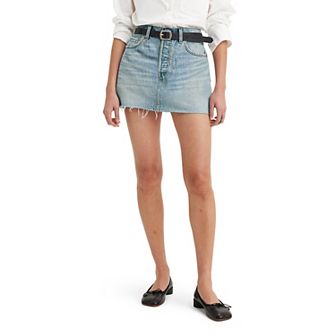 Women's Levi's® A-Line Button Front Mini Skirt