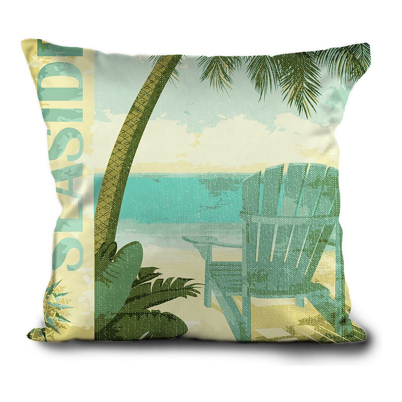 78036961 HFI Vintage Seaside Textured Print Throw Pillow, M sku 78036961