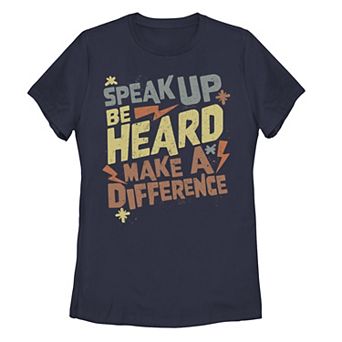 Juniors' Make A Difference Text Tee