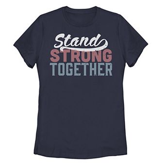 Juniors' Stand Strong Together Americana Tee