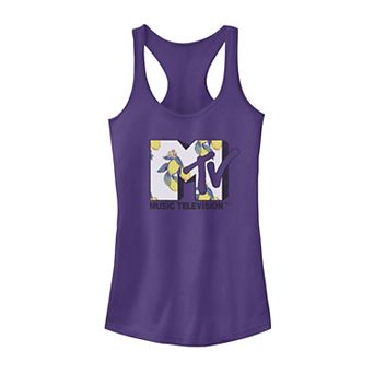 Juniors' MTV Logo Lemon Style Tank Top