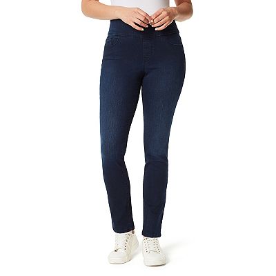Petite Gloria Vanderbilt Amanda Pull On Jeans