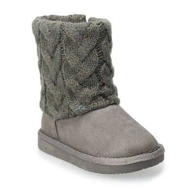 Kohls girls snow boots best sale