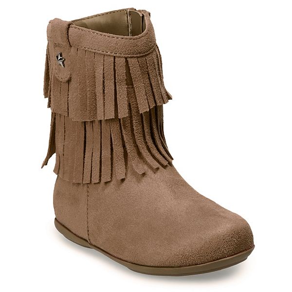 Toddler brown hotsell fringe boots