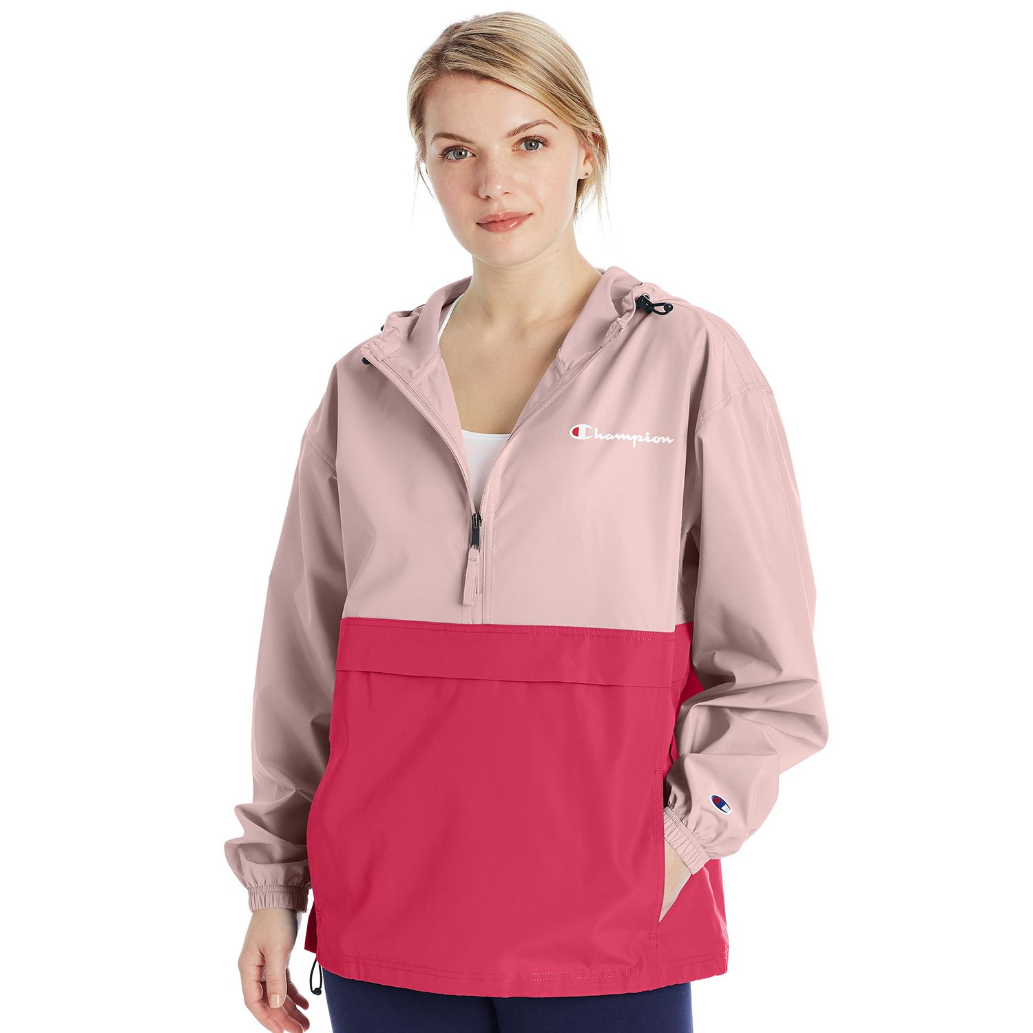 champion jacket womens pink