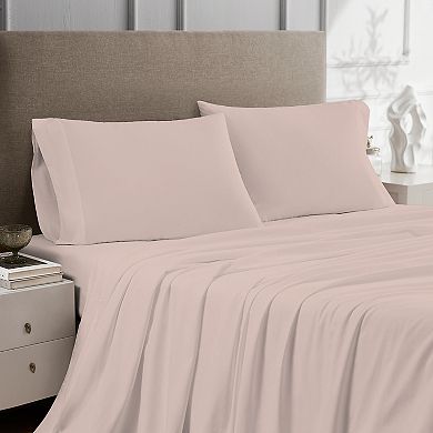 Color Sense Cool & Crisp Percale Weave Cotton Sheet Set & Pillowcases