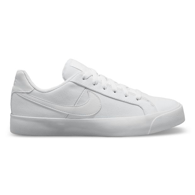 Nike white canvas sneakers on sale