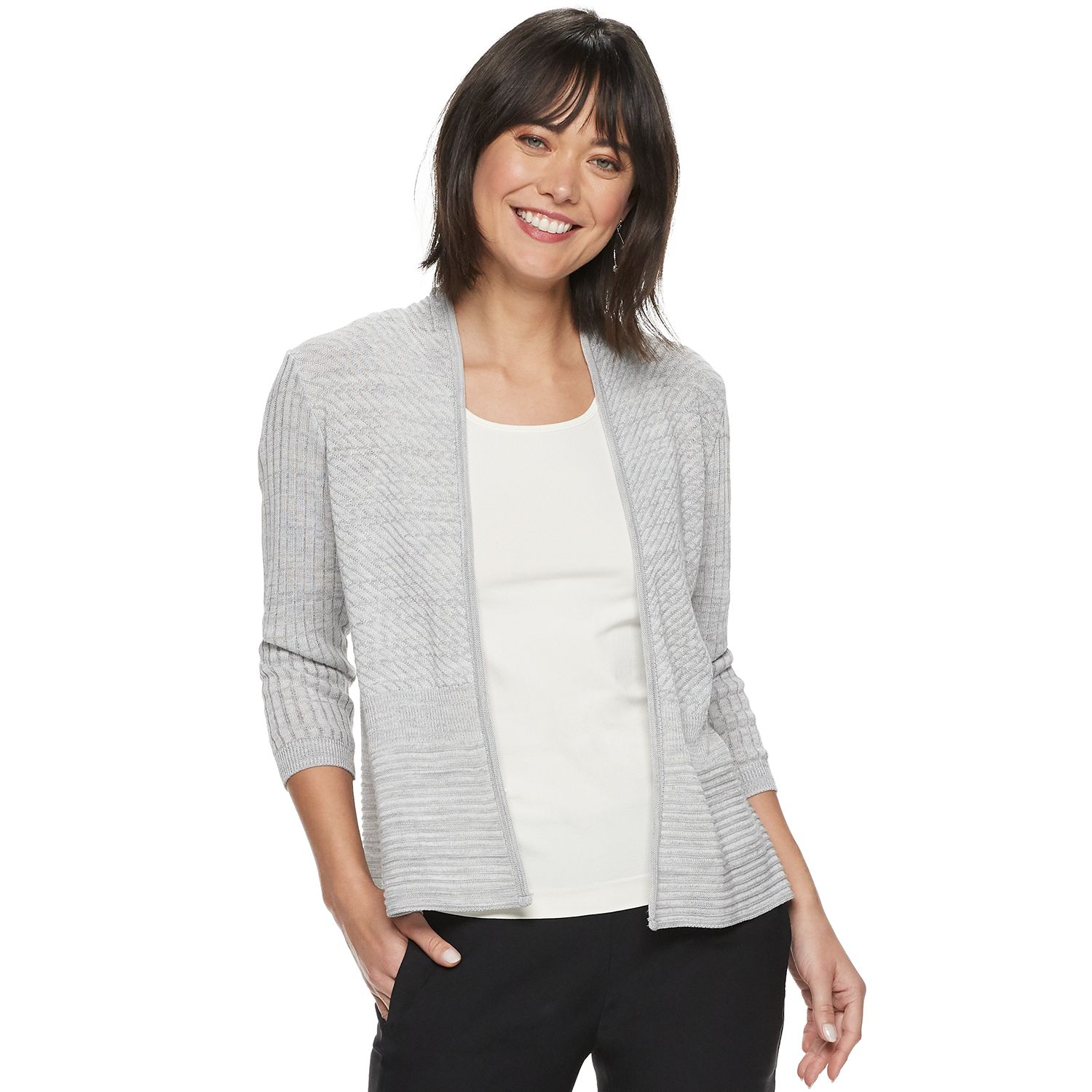 kohls petite cardigans