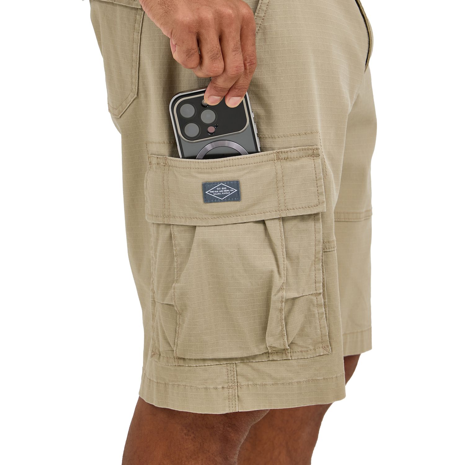 Lee Mens Extreme Motion Carolina Cargo Short Pants Lee Mens