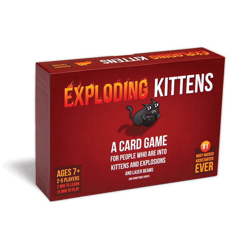 76476231 Exploding Kittens Card Game, Dark Red sku 76476231
