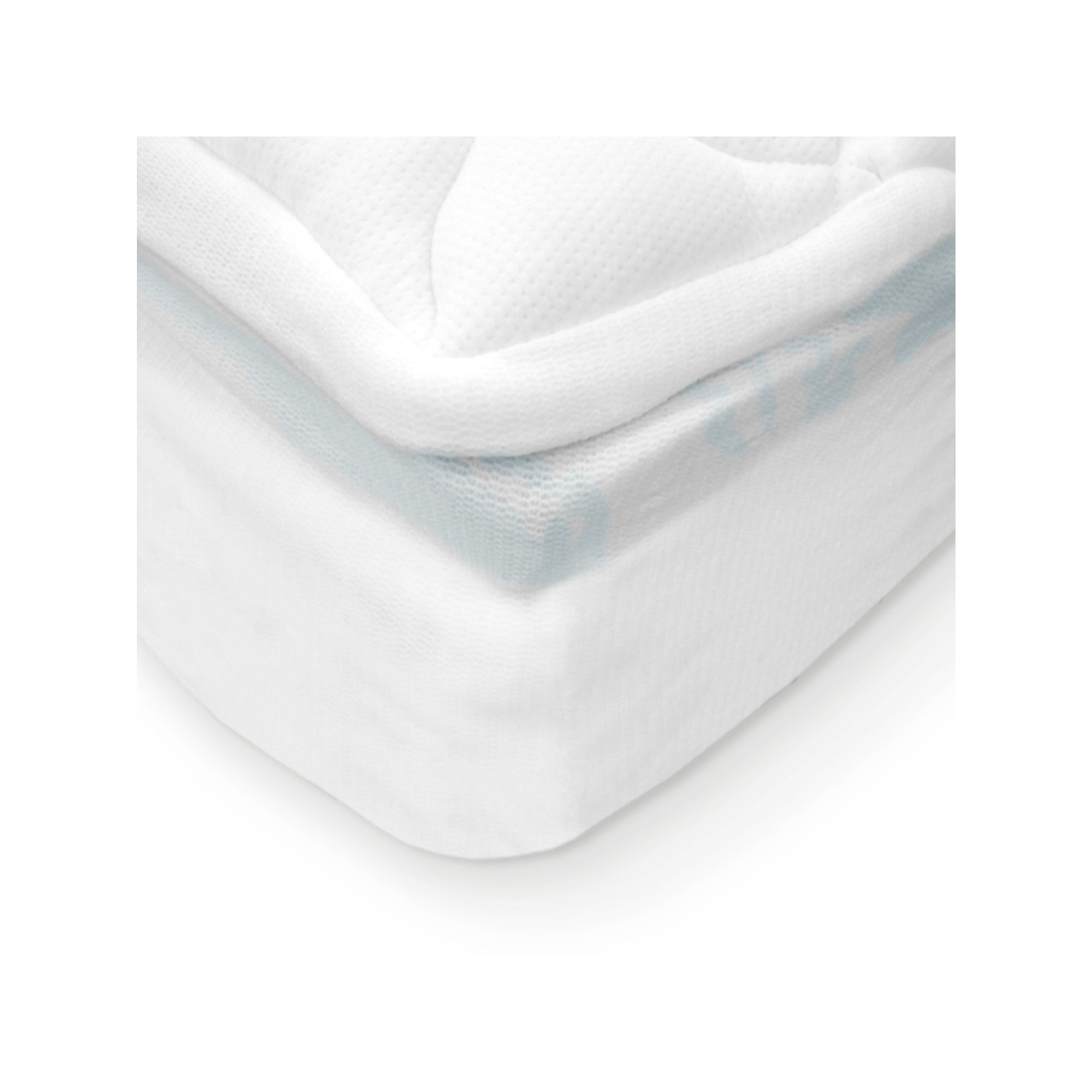 Double Thick 2-piece Rayon from Bamboo Mattress Pad & Comfort Topper, White