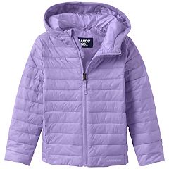 Lands' End Kids Thermoplume Packable Hooded Jacket - Medium - Blue Galaxy  Space : Target