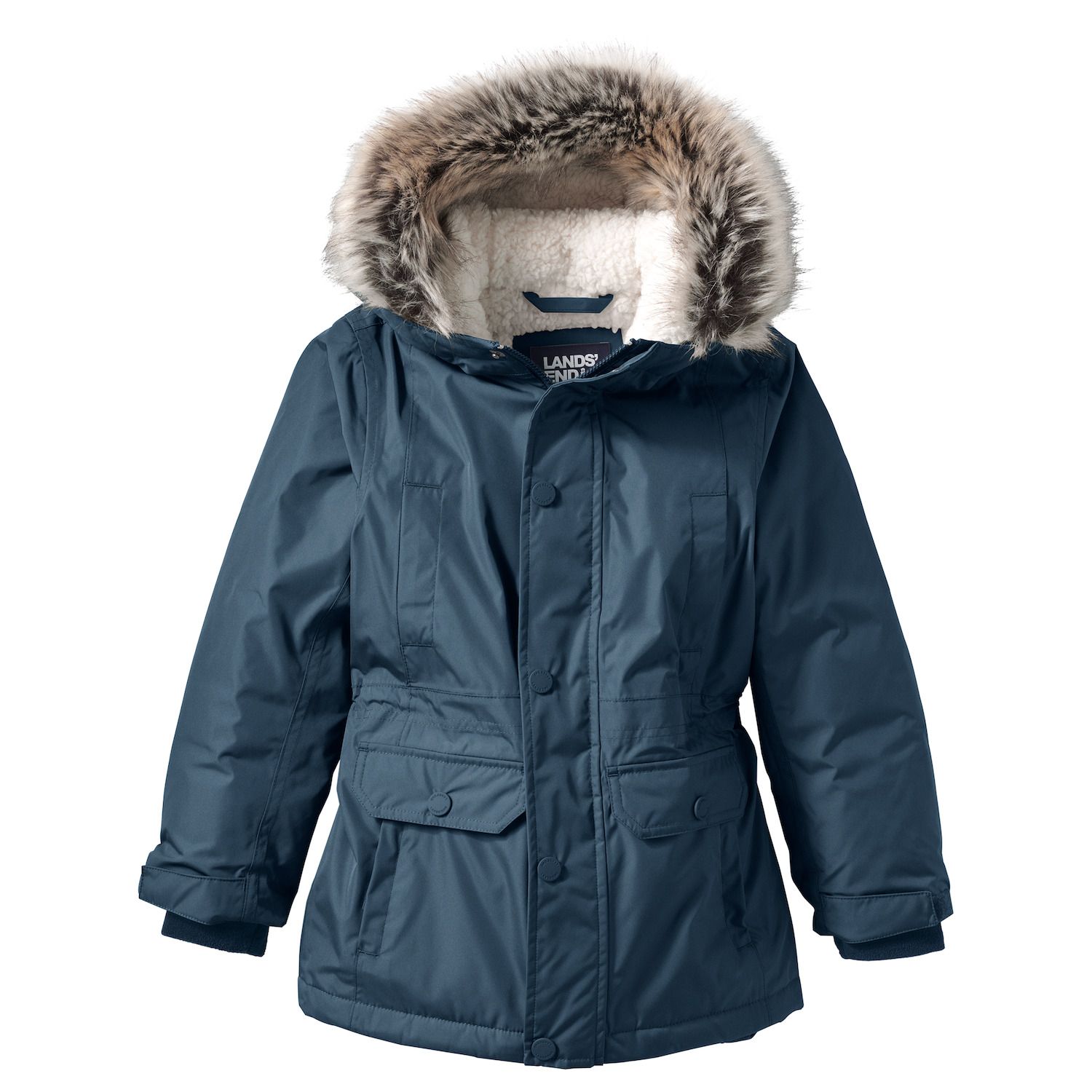 lands end goose down coat