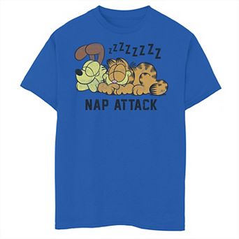 Boys 8-20 Garfield Nap Attack Graphic Tee