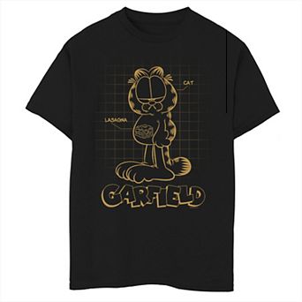Boys 8-20 Garfield Schematic Graphic Tee