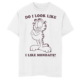 Boys 8-20 Garfield Mondays Cold Poster Graphic Tee