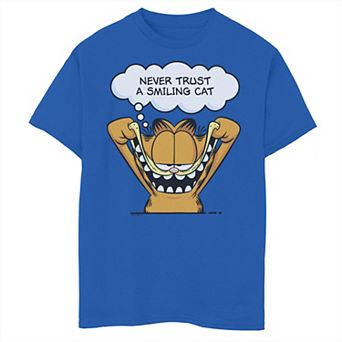 Boys 8-20 Garfield Smiling Cat Comic Graphic Tee