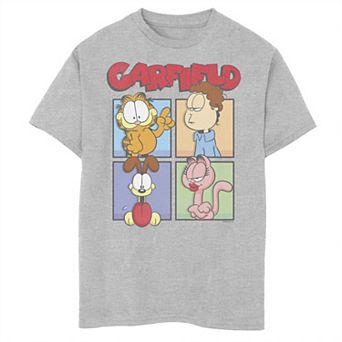Boys 8-20 Garfield Boxs Group Shot Graphic Tee