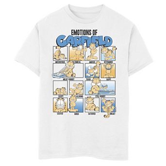 Boys 8-20 Garfield Emotions Of Garfield Boxed Up Graphic Tee