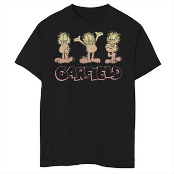 Boys 8-20 Garfield Triple Garfs Poster Graphic Tee