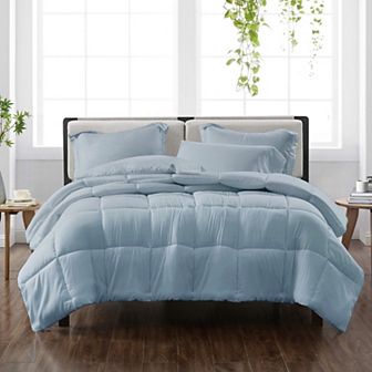 Cannon Solid Comforter Set with Shams