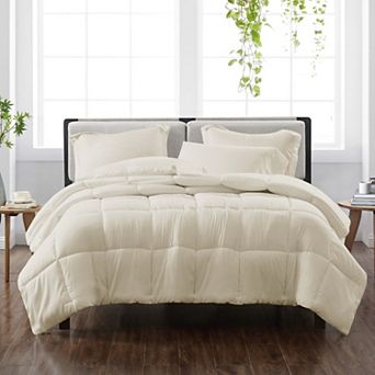 Cannon Solid Comforter Set with Shams