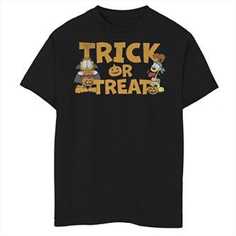 Boys 8-20 Garfield Halloween Holiday Graphic Tee