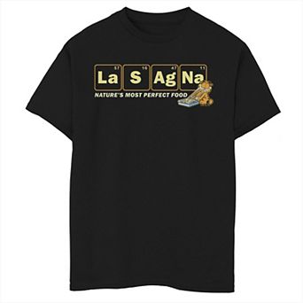 Boys 8-20 Garfield Lasagna Periodic Text Graphic Tee