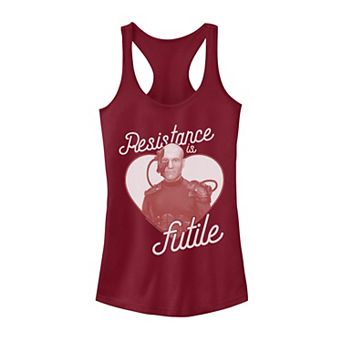Juniors' Star Trek Next Generation Valentine's Day Futile Tank Top
