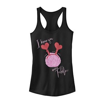 Juniors' Star Trek The Original Series I Knew You Were Tribble Text Tank Top