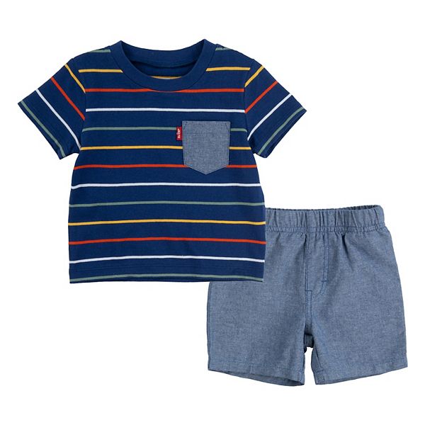 Toddler Boy Levi's® Tee & Pull-On Shorts Set
