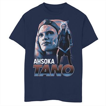 Boys 6-20 Star Wars: The Mandalorian Ahsoka Tano Collage R13 Graphic Tee