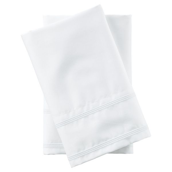 Lands' End 400 Thread Count Supima Sateen Embroidered Pillowcases