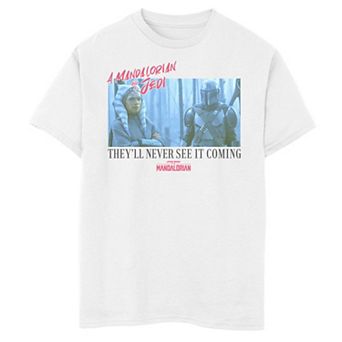 Boys 6-20 Star Wars: The Mandalorian & Ahsoka They'll Never See It R13 Graphic Tee