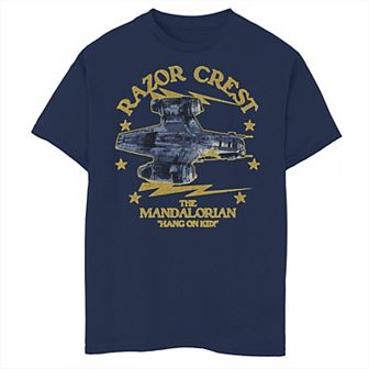 Boys 8-20 Star Wars: The Mandalorian Razor Crest Hang On Kid Graphic Tee