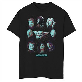 Boys 6-20 Star Wars: The Mandalorian Character Portraits R14 Graphic Tee