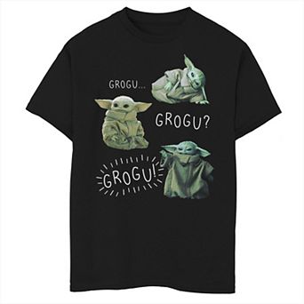 Boys 6-20 Star Wars: The Mandalorian Grogu Grogu Grogu R14 Graphic Tee