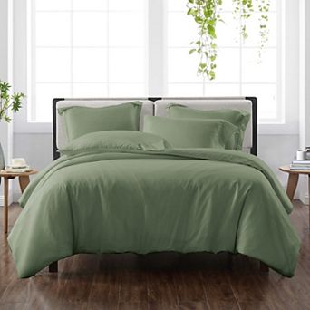 Cannon Solid Duvet Cover Set with Shams