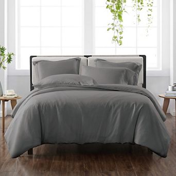 Cannon Solid Duvet Cover Set with Shams