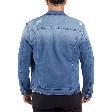 Men's Xray Slim-Fit Washed Denim Jacket