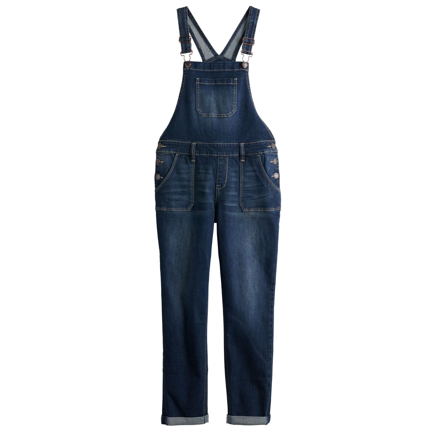 kohls denim overalls